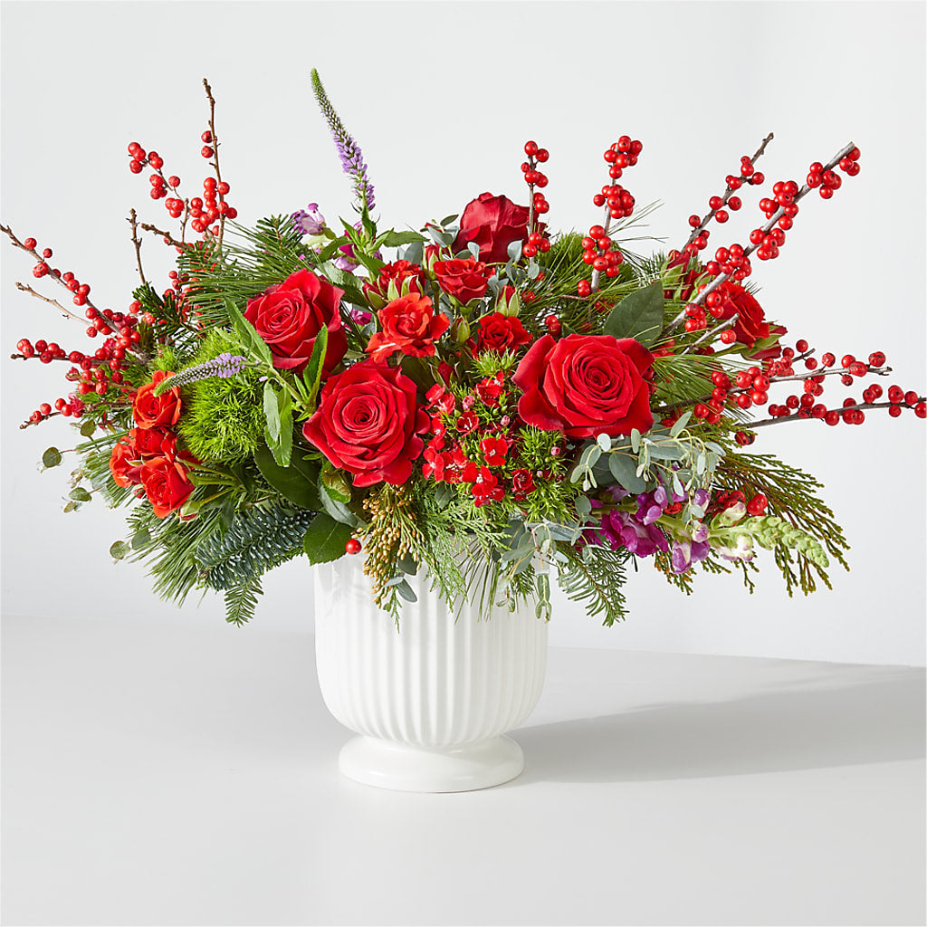 Big Red Bow Bouquet – King Soopers, Denver CO