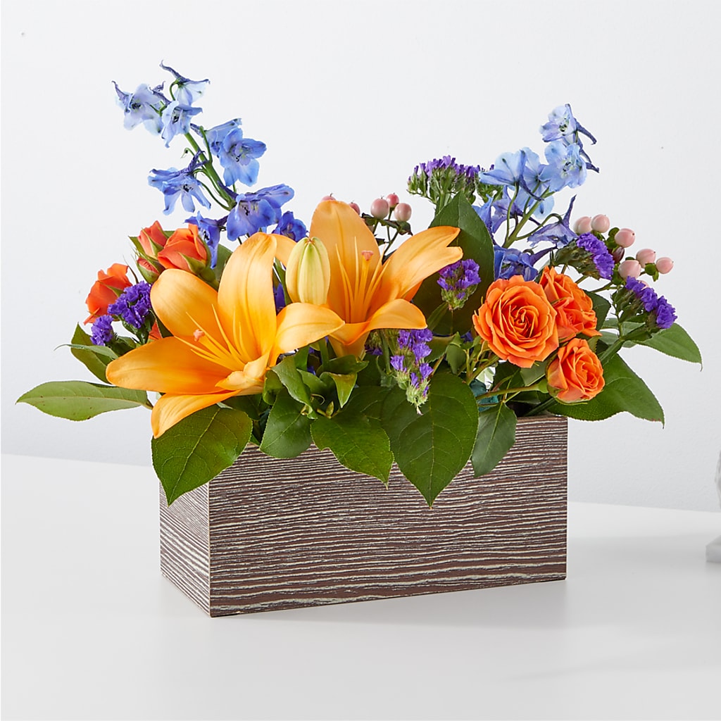 Radiant Citrus Box Bouquet – King Soopers, Denver CO