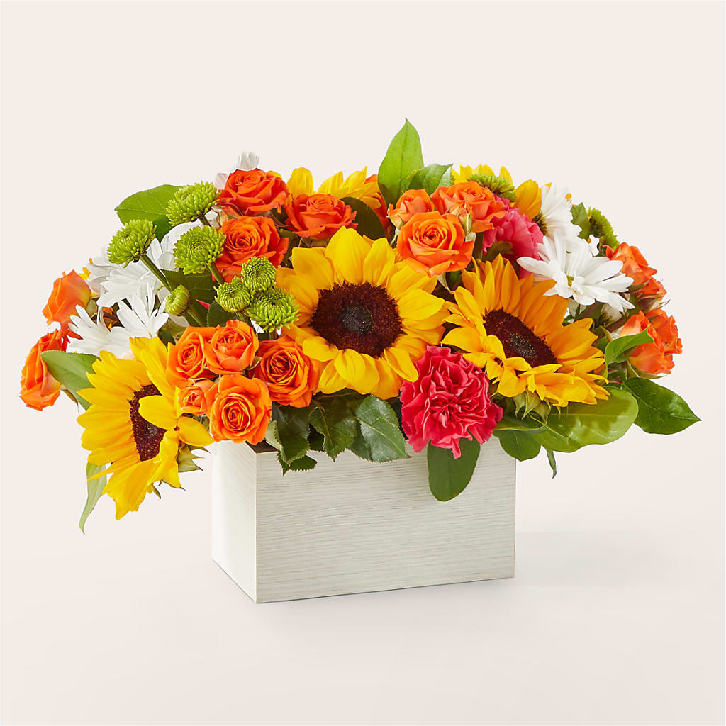 Sun-drenched Blooms Box Bouquet – King Soopers, Denver CO