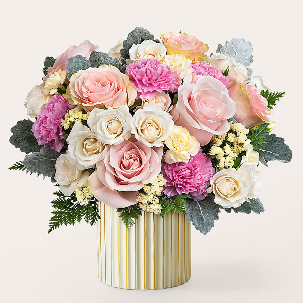 Blissful Moments Bouquet with Ivory Vase – King Soopers, Denver CO