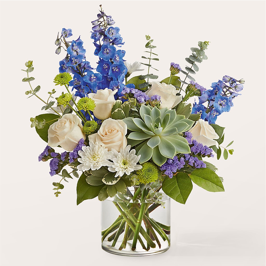Cerulean Waves Bouquet – King Soopers, Denver CO