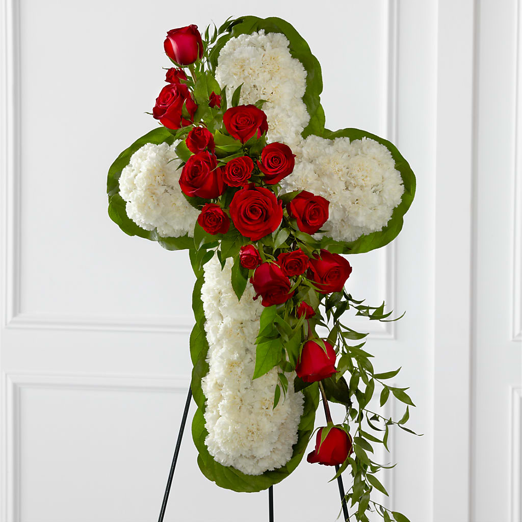 Floral Cross Easel – King Soopers, Denver CO