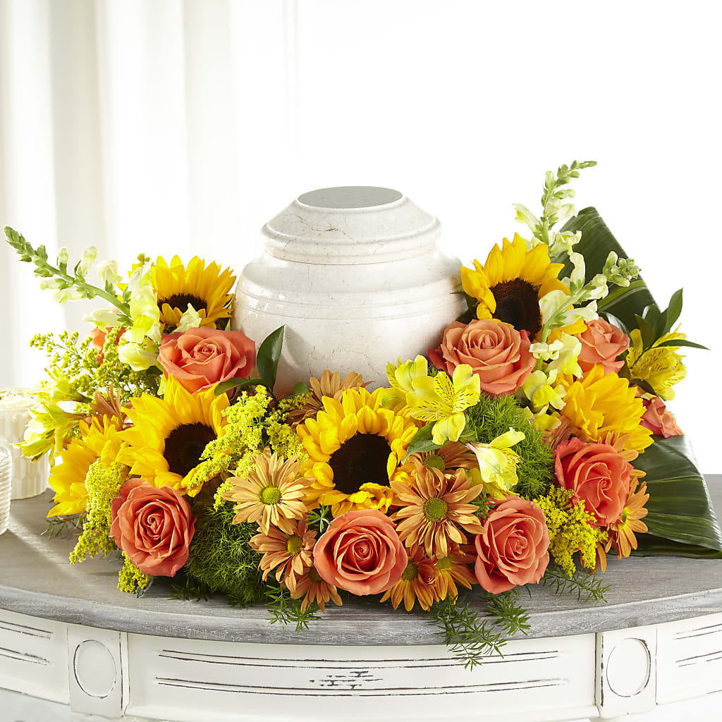 Faithful Sunflower Cremation Adornment – King Soopers, Denver CO