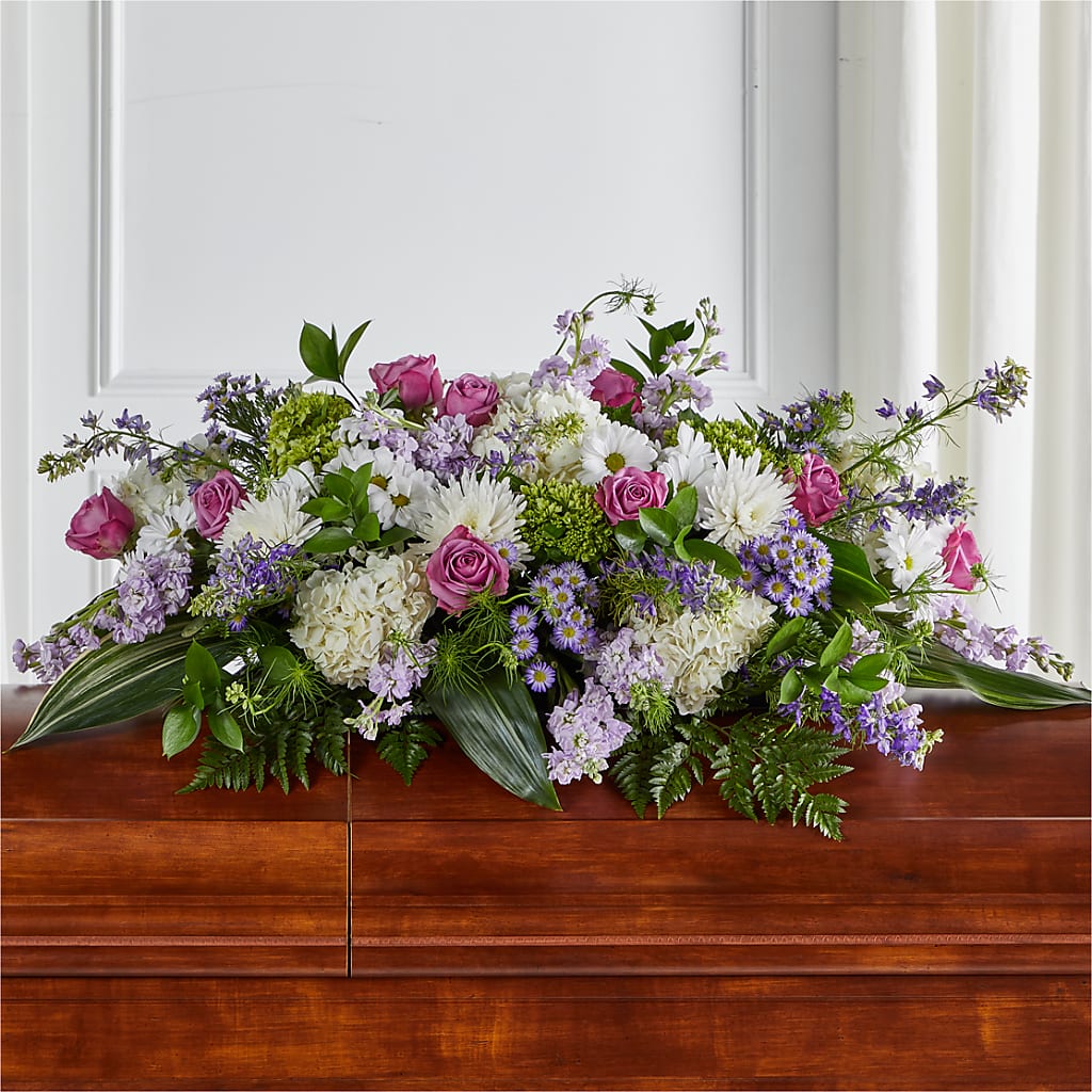 Meadows of Serenity Casket Spray – King Soopers, Denver CO