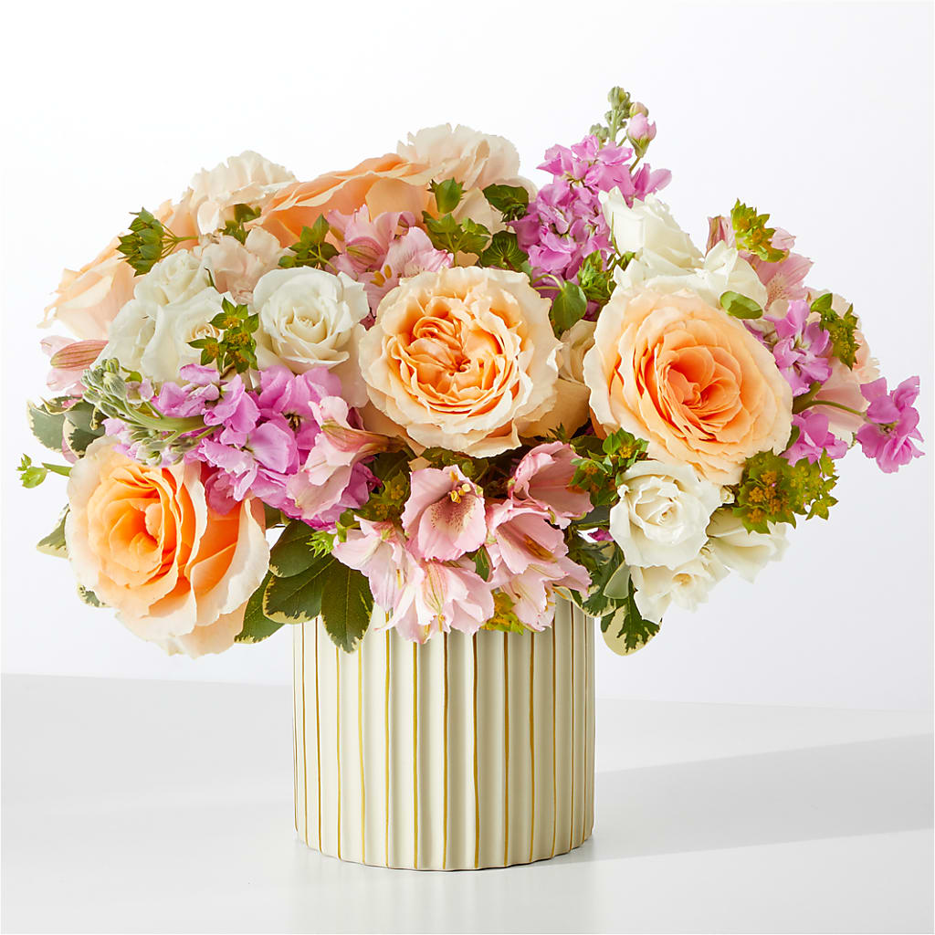 Paradise Bouquet with Ivory Vase – King Soopers, Denver CO