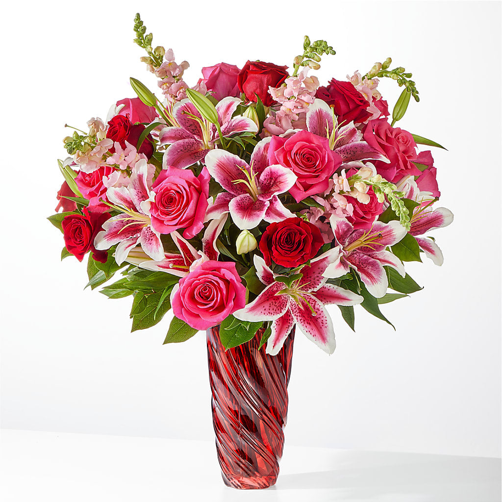 Always You Bouquet with Luxe Swirl Vase – King Soopers, Denver CO