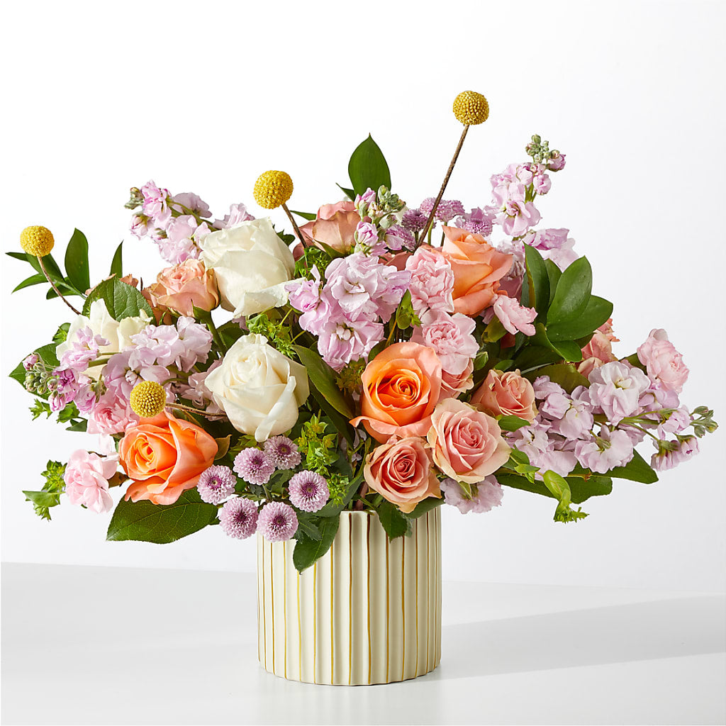 French Market Bouquet with Ivory Vase – King Soopers, Denver CO