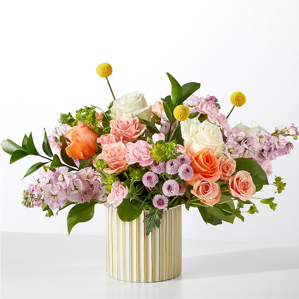 French Market Bouquet with Ivory Vase – King Soopers, Denver CO