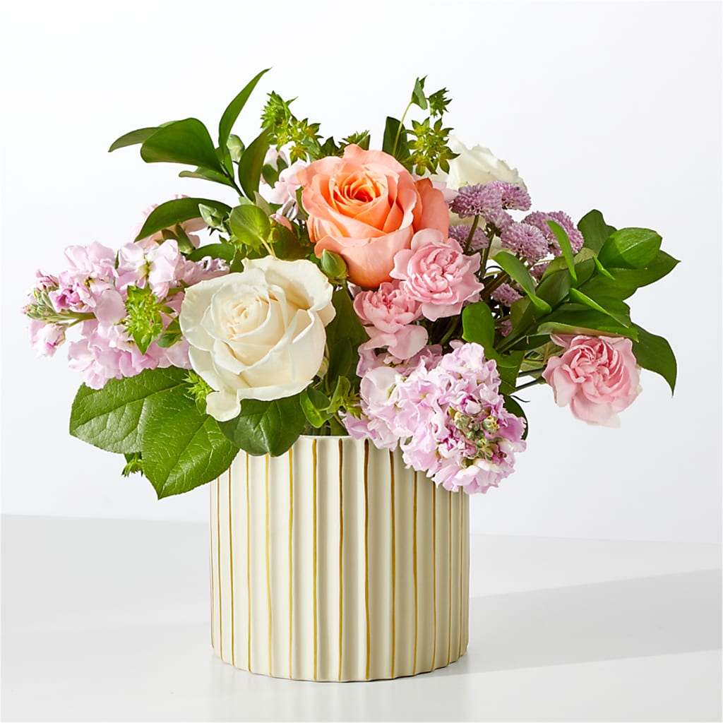 French Market Bouquet with Ivory Vase – King Soopers, Denver CO