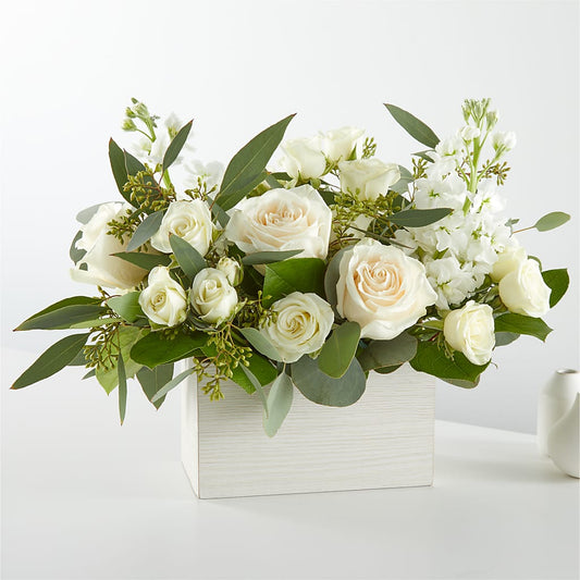 Fresh Linen Box Bouquet –  King Soopers, Denver CO