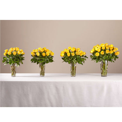 Long Stem Yellow Rose Bouquet –  King Soopers, Denver CO
