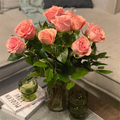Long Stem Pink Rose Bouquet –  King Soopers, Denver CO