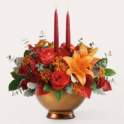 Fruits of Fall Centerpiece –  King Soopers, Denver CO