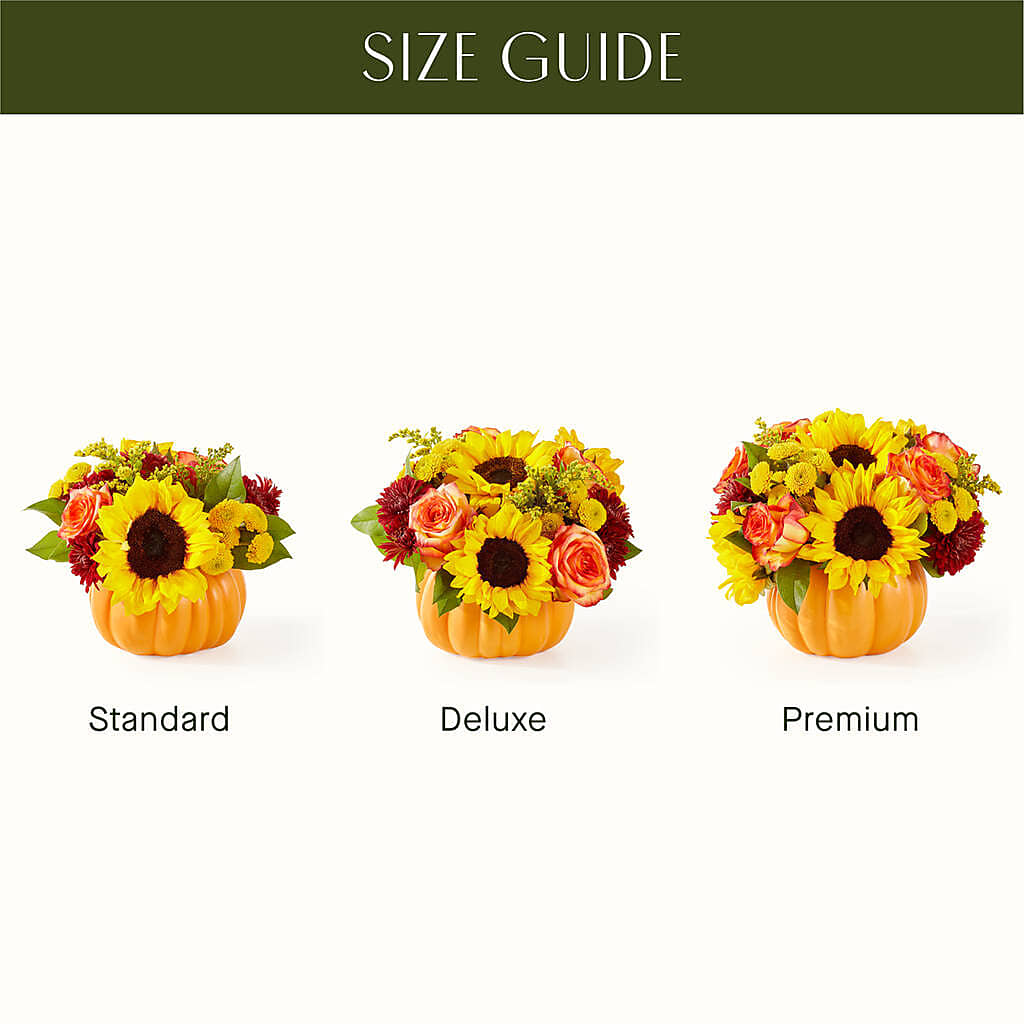 Golden Gourd Pumpkin Bouquet –  King Soopers, Denver CO