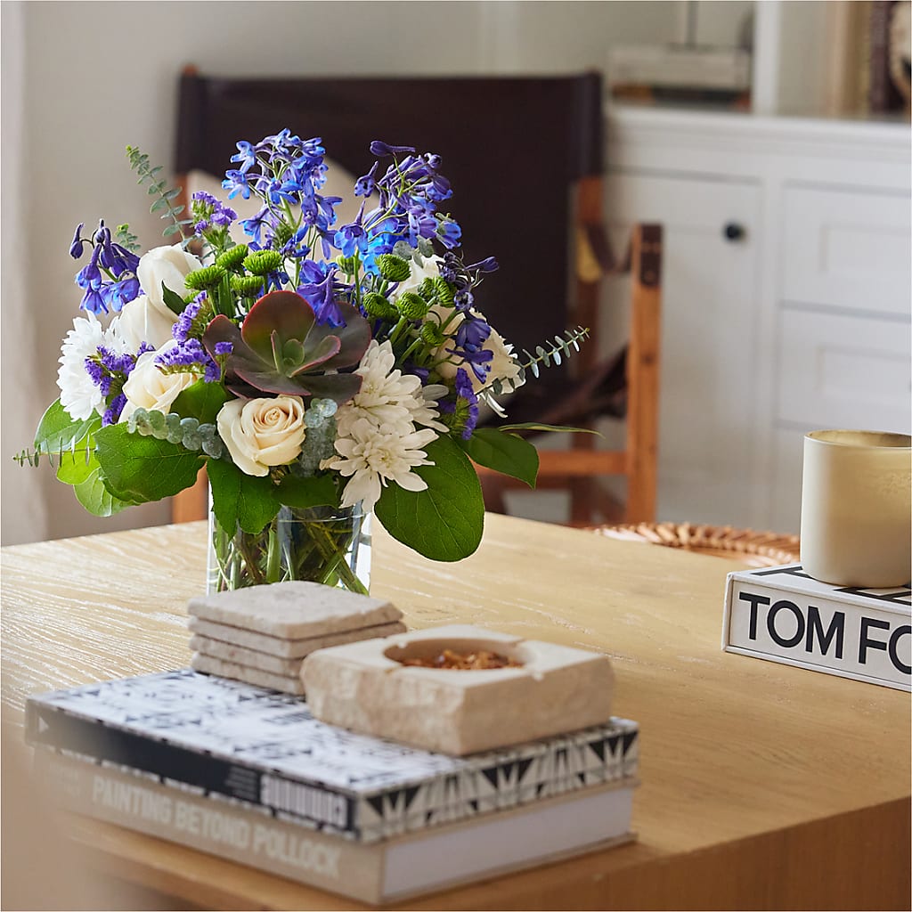 Cerulean Waves Bouquet –  King Soopers, Denver CO