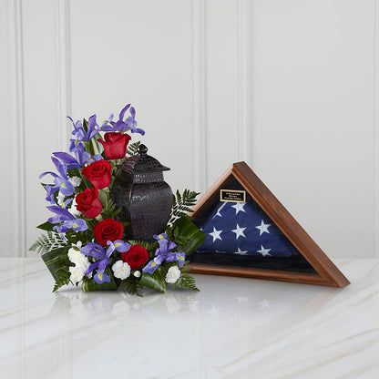 Patriotic Tribute Arrangement –  King Soopers, Denver CO