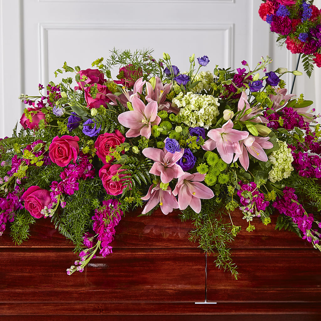 Radiant Tribute Casket Spray –  King Soopers, Denver CO