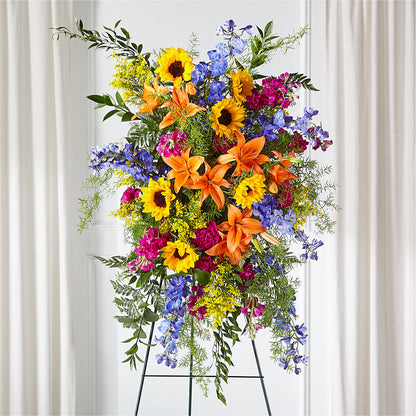 Sunlit Memories Standing Spray (Standard) –  King Soopers, Denver CO