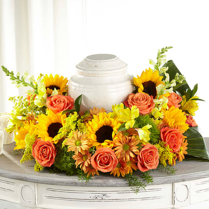 Faithful Sunflower Cremation Adornment –  King Soopers, Denver CO