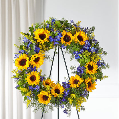 Bright Rays Wreath –  King Soopers, Denver CO