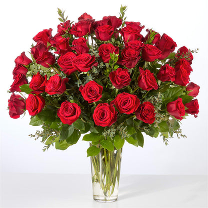 Forever Yours Fifty Stem Red Rose Bouquet –  King Soopers, Denver CO